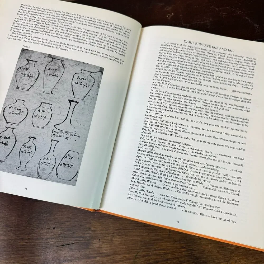 The Collectors‎ Encyclopedia of Roseville Pottery Huxford Antique Reference Book